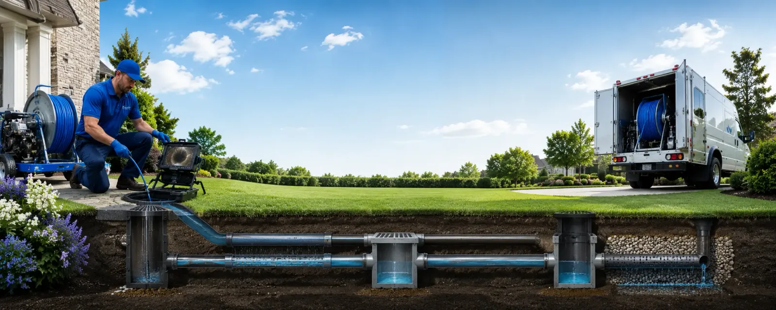 Outdoor drain cleaning information for Steele, KY